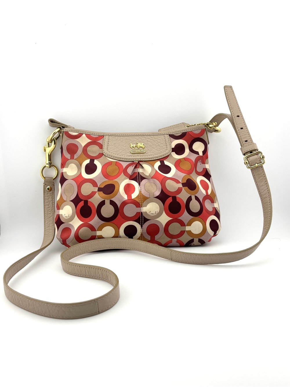 Coach Madison Graphic Op Art Small Swingpack Crossbody